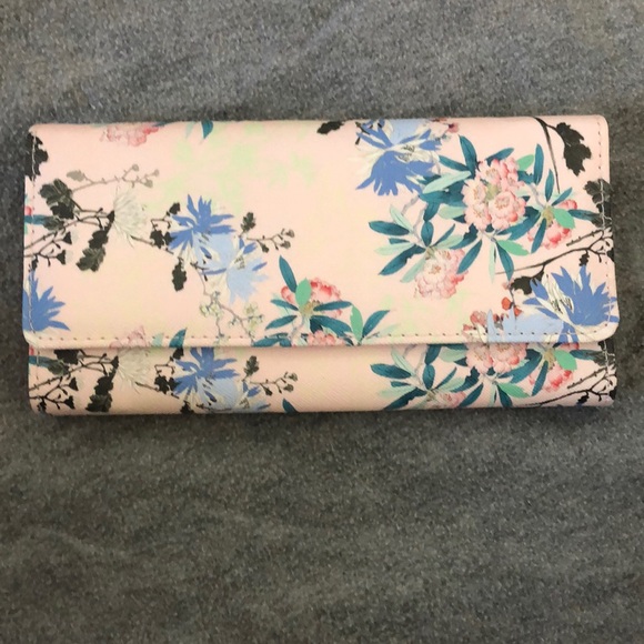 Dress Barn Handbags - NWT pink floral wallet